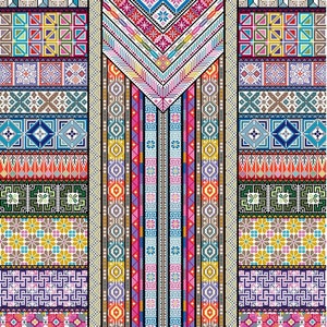 Palästinensische Thobe Design 1