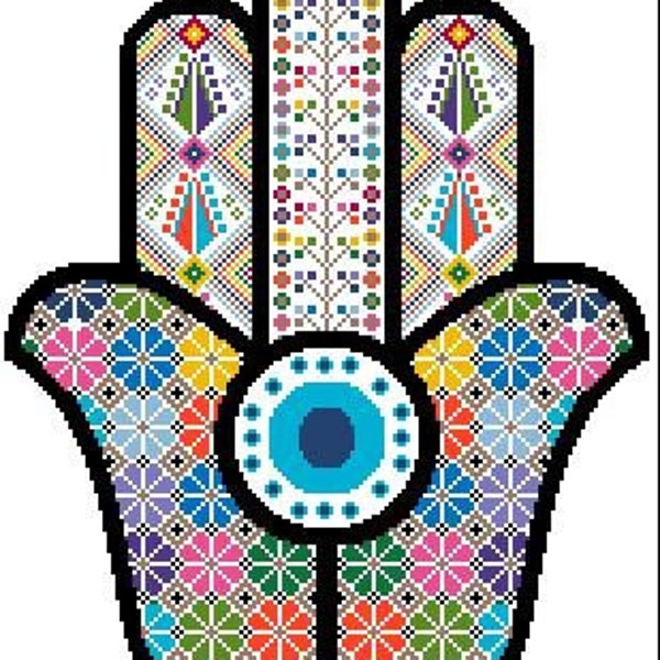 Hamsa Hand in Color