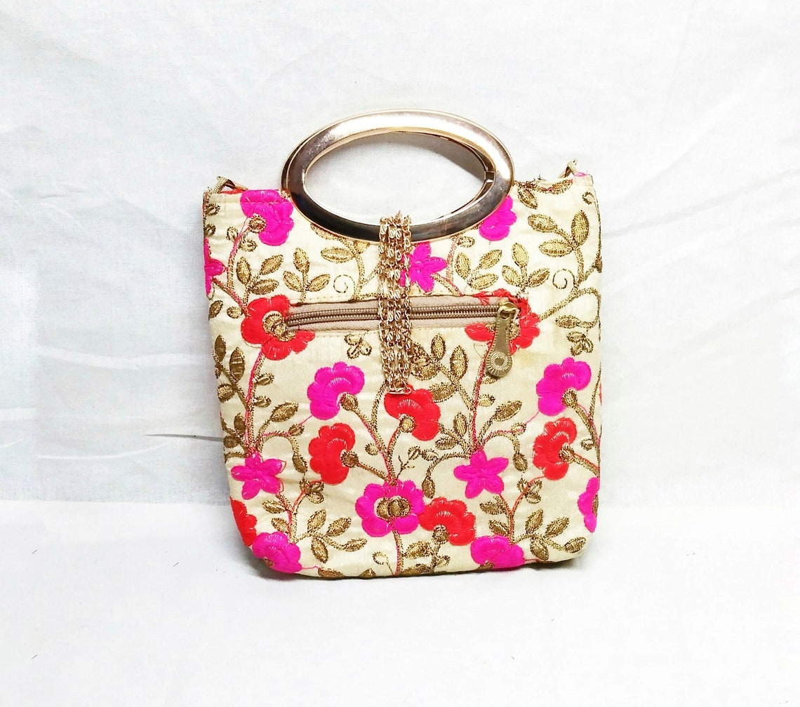 Vintage Handbag Ethnic Indian Handbag Handmade Embroidery | Etsy