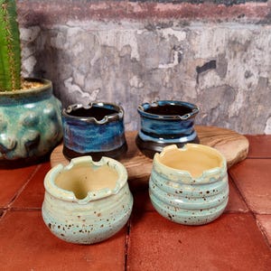 Ceramiczny pojemnik na wodę do malowania | akryle, tusze, akwarele | ceramika ręcznie robiona | kamionka | walijskie rzemiosło