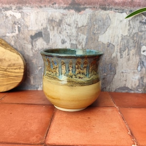 Tall Ceramic Incense Bowl for Cones, Sticks or Charcoal Disks | hand thrown | studio pottery | hand glazed stoneware | meditation | shrine