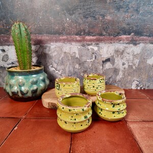 Handmade Pottery Water Pot for Painting | for acrylics, inks, watercolours | hand-thrown Welsh ceramics