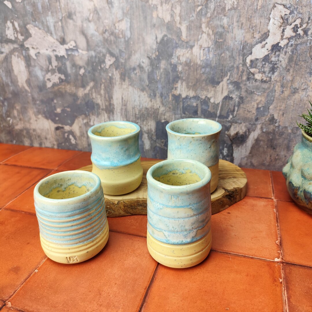 Hand Thrown Ceramic Pen Pot | Handmade Pottery | Stoneware Desk Tidy ...