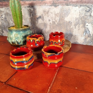 Ceramic Artist's Water Pot for Painting | acrylics, inks, watercolours | hand thrown | stoneware | art studio