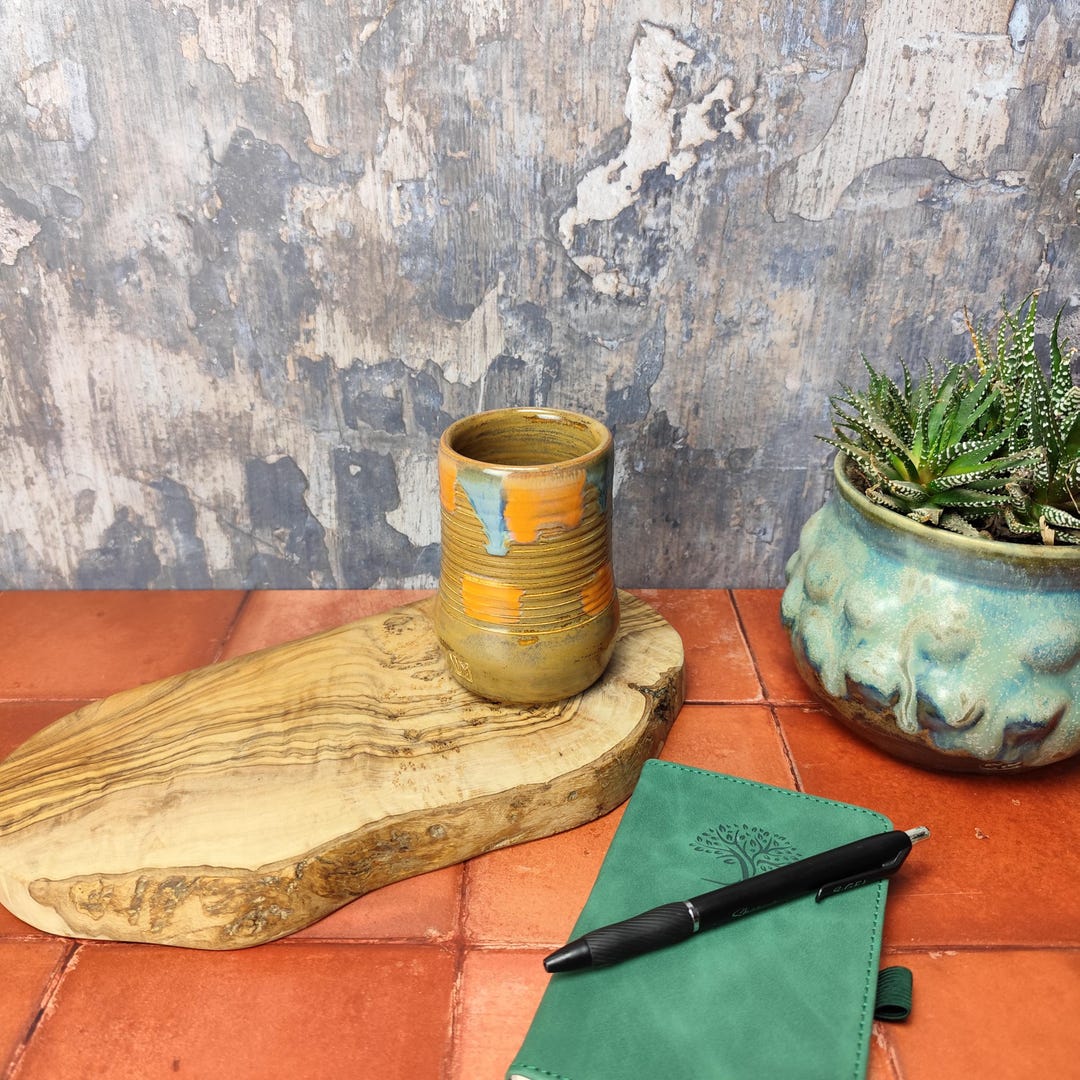 Handmade Ceramic Pen Pot | Hand Thrown | Welsh Studio Pottery ...