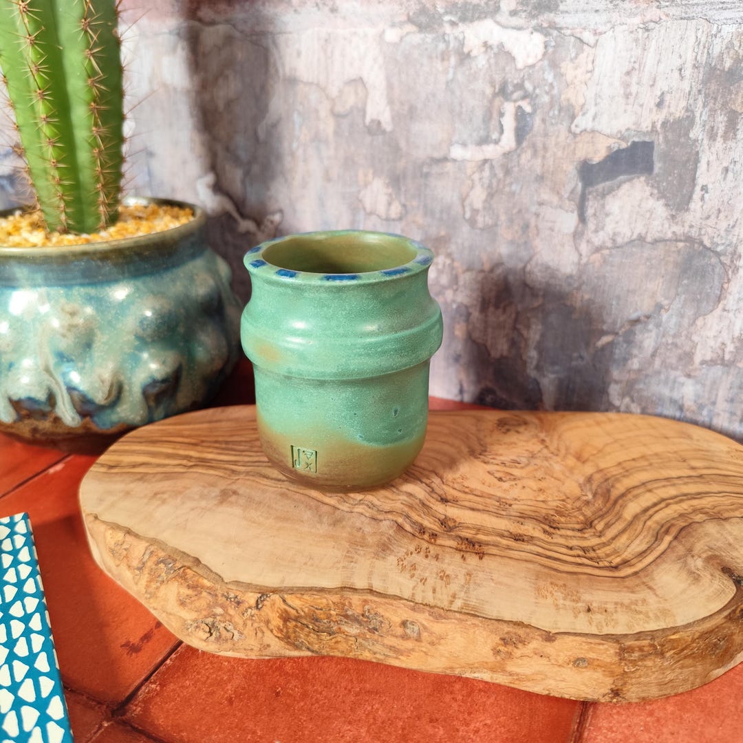 Ceramic Pen Pot | Welsh Pottery | Stoneware Desk Tidy for Pens, Pencils ...