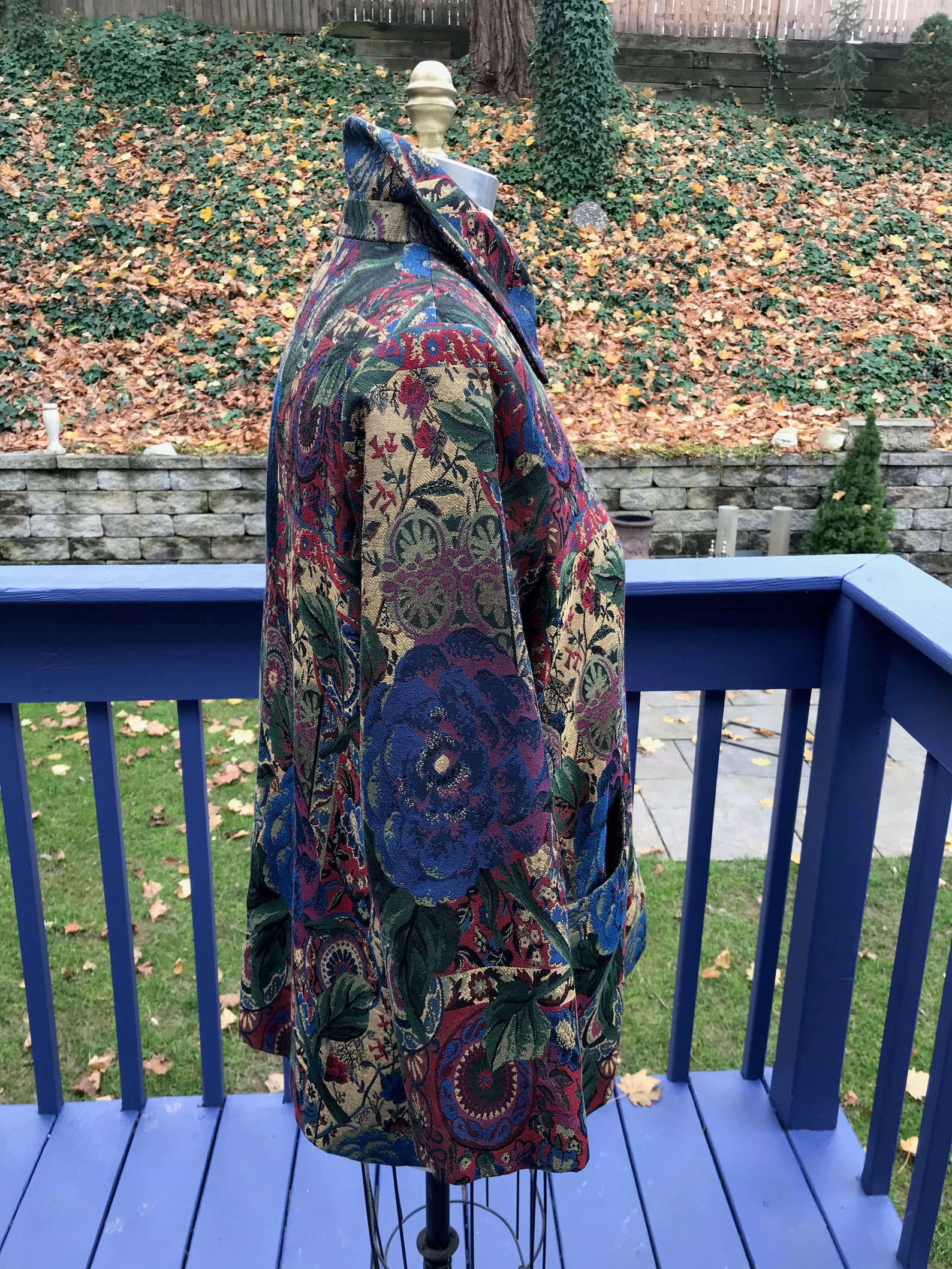 Tapestry Jacket Etsy