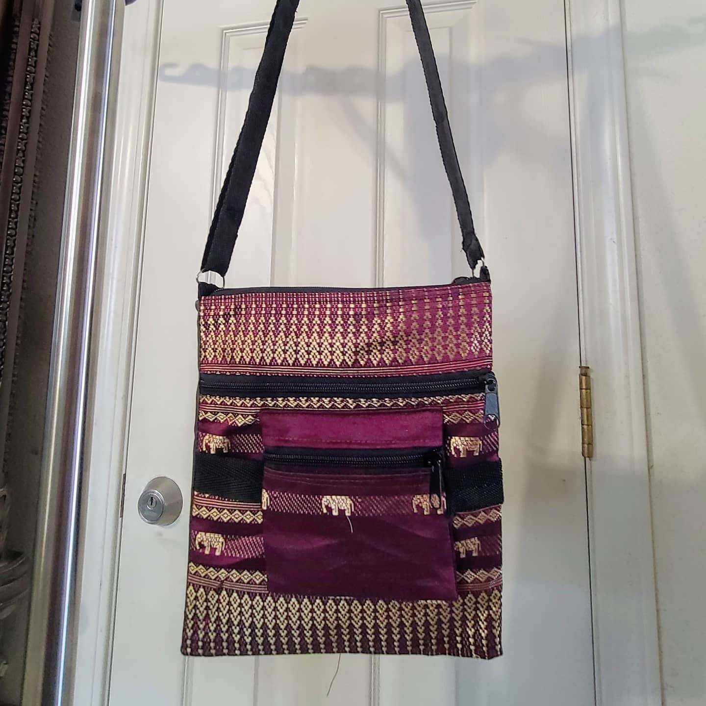 Khmer sarong purse crossbody Cambodian handbag Traditional Etsy