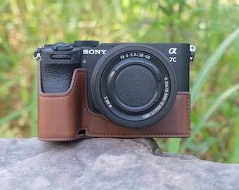 Leder Kameratasche für Sony A6700, benutzerdefinierte Fotograf Geschenk