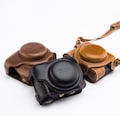 Leather Camera Case for Canon G7X, Custom Photographer Gift