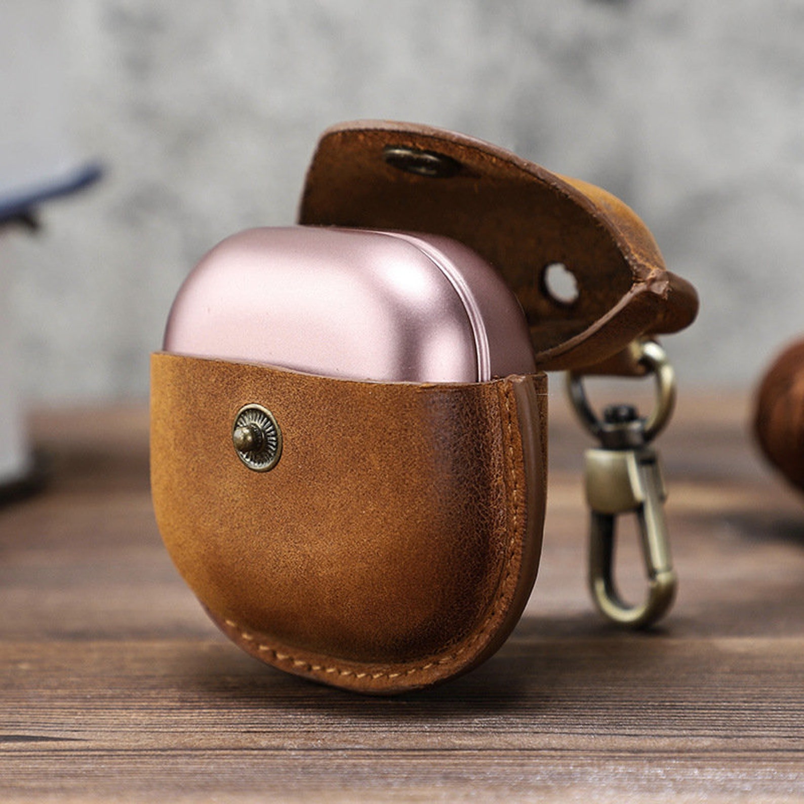 Personalized Leather Headphone Case for Samsung Galaxy Buds Etsy
