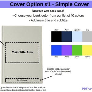 Custom Book Printing and Binding - Turn Any PDF into Novel, Fan-Fiction, Thesis, Memory Book, Children's Book, Journal, Textbook, and more! image 5