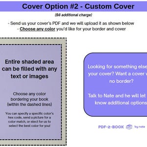 Custom Book Printing and Binding - Turn Any PDF into Novel, Fan-Fiction, Thesis, Memory Book, Children's Book, Journal, Textbook, and more! image 6
