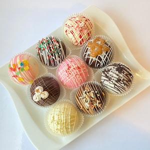 Hot chocolate bombs. Set of 6. Extra large 2.6”.