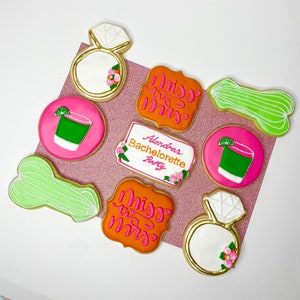 Bachelorette cookie set | bridal shower