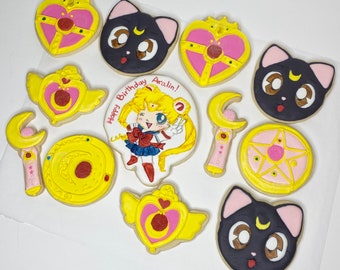 Sailor moon cookies