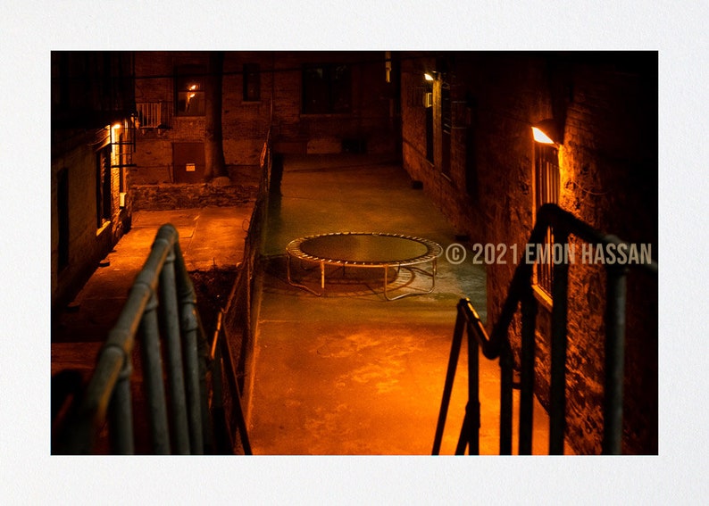 Trampoline New York City Everyday 21 Series Fine Art Print Signed By Artist 014365