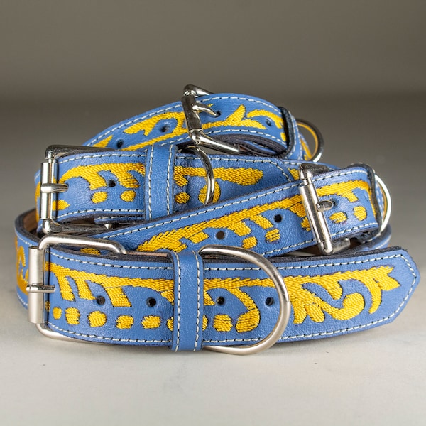 Embroidered Dog Collar Etsy
