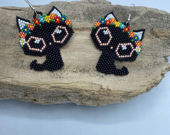 Cat Earrings Frida