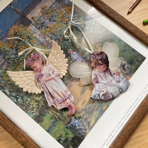 Set Vintage Bradford Heaven’s Little Angels Ornaments Decor object Figurine