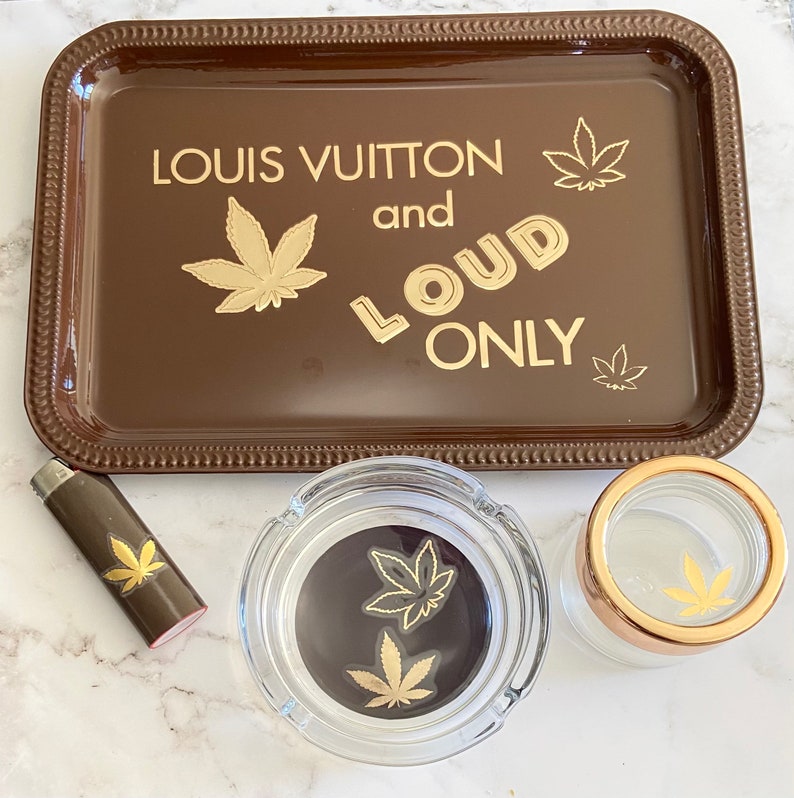 Hip Hop Rolling Tray Set 4 Piece Cute Rolling Tray Smoker Etsy