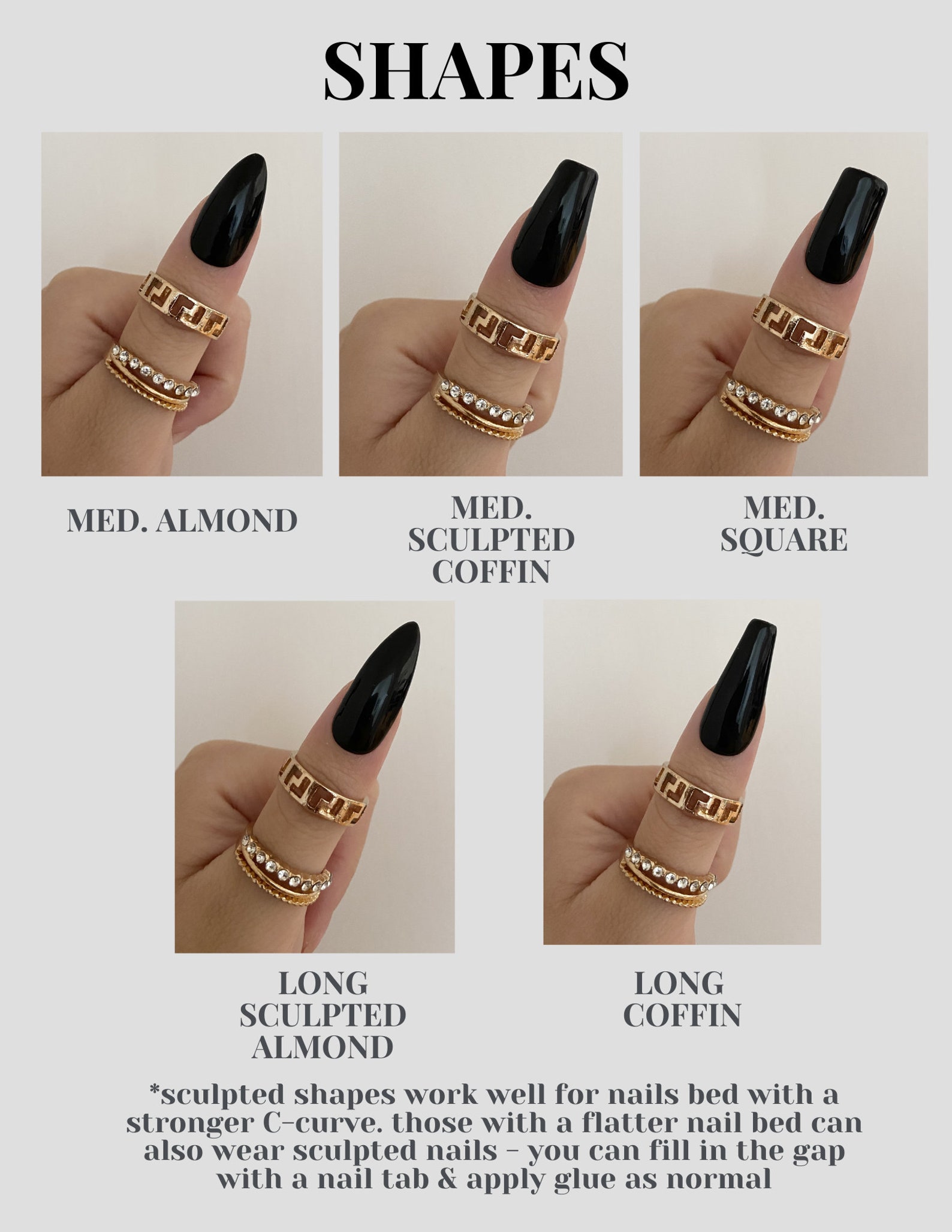 Nail Adhesive Tabs 1 Sheet Nail Sticky Tabs For PressOn Etsy