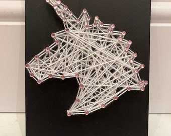 Unicorn String Art