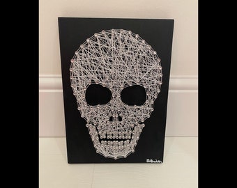 Skull String Art