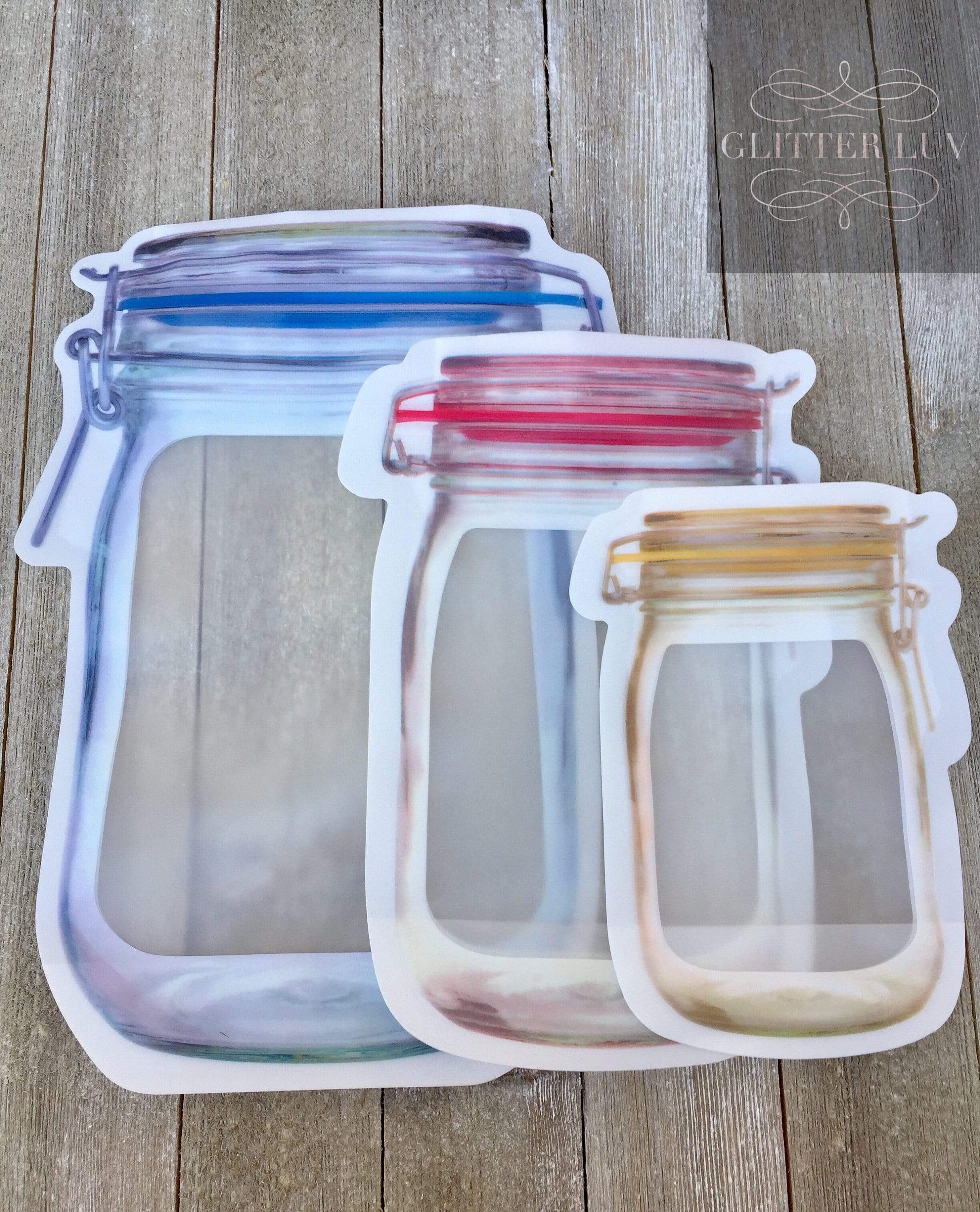 Mason Jar Storage Bags Etsy
