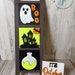 Spooky Halloween Leaning Ladder Interchangeable DIY Kit
