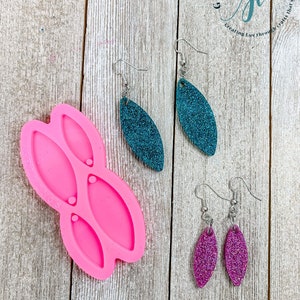 Oval Earring Silicone Mold