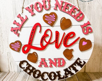 Love & Chocolate Wall Hanger DIY Kit