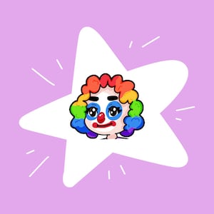 Emotka klauna dla Twitch/Discord