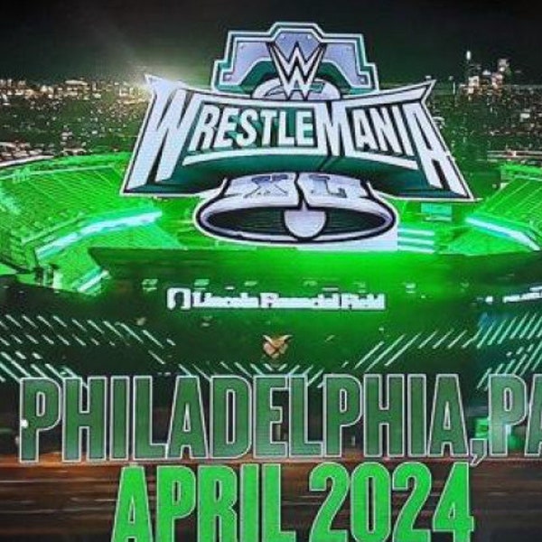 WWE WrestleMania 40 Blu Ray 2024.