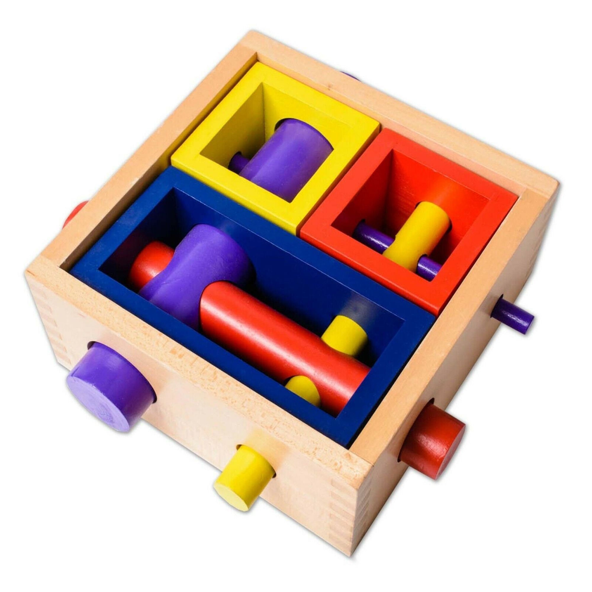 Eduk8 Kids Wooden Puzzle Box Brain Teaser Game Educate Etsy UK