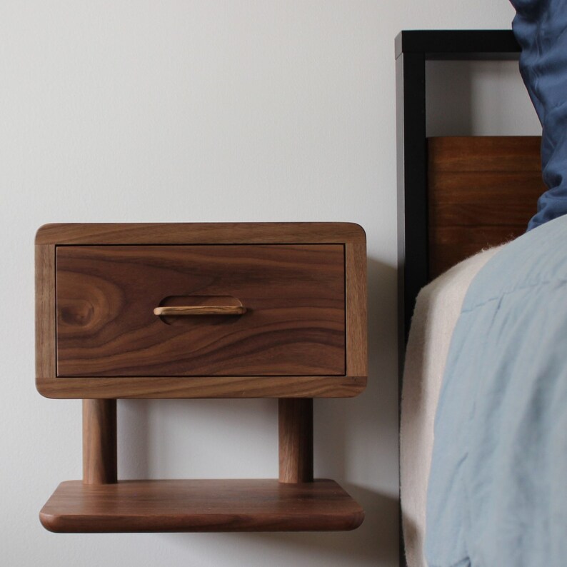 Lola Floating Nightstand Etsy