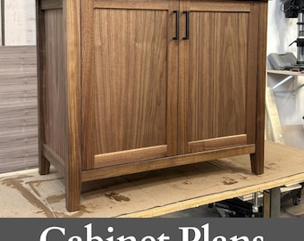Storage Cabinet Woodworking Plan PDF | DIY Cabinet Plans