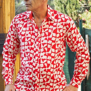 Camisas extravagantes para hombres sales
