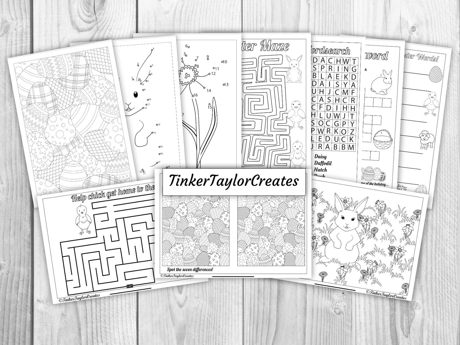Easter Activity/ Craft Pack Printable PDF 10 Great Activity Sheets and ...