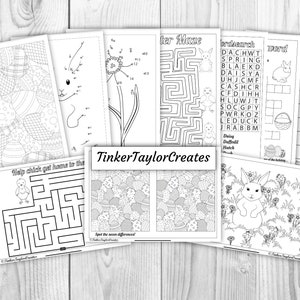 Easter Activity/ Craft Pack Printable PDF 10 Great Activity Sheets and ...