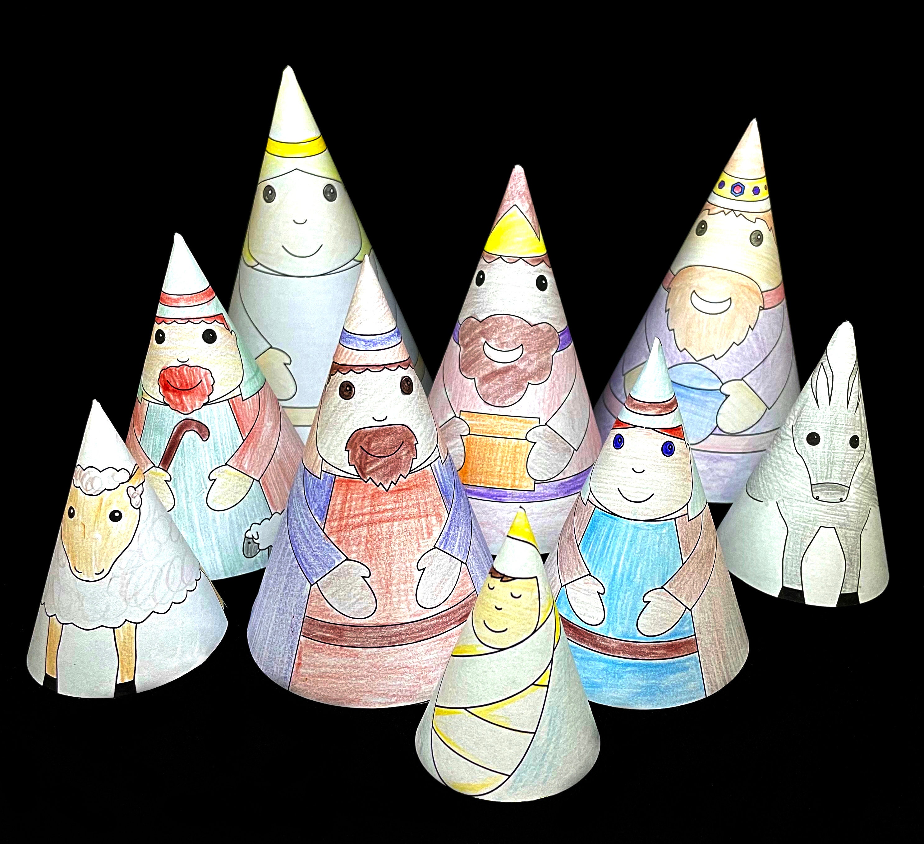 Printable Nativity Christmas Colouring Children's Activity - Etsy