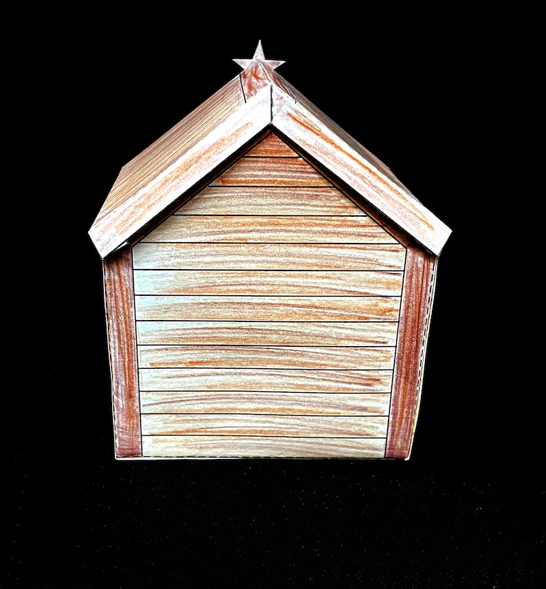 Printable 3D Nativity Colouring Christmas Craft Activity - Etsy