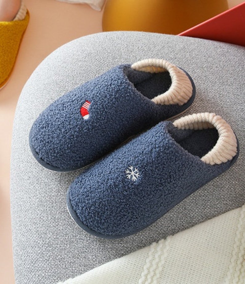 Fuzzy Fluffy Fleece Cozy Two in One Slipper Anti Slip Sole - Etsy