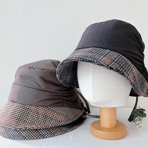 Fall/Winter Padded Bucket Hat, Extra Warm, Soft Warm inner lining, Womens Winter Bucket Hat
