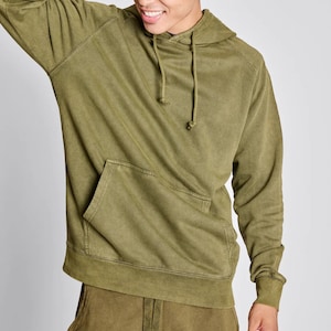 American Vintage Atubay Hooded Sweatshirt- Origano Green main image 0