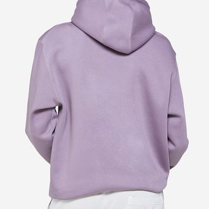 Heavyweight Dusty Purple Hooded Sweatshirt, Lavender Hoodie, Simon Hoodie, Hoodies On Sale, Mens Purple Jacket, Young Royals Hoodie image 5