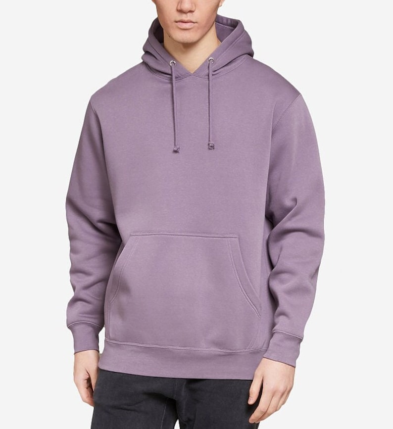 Heavyweight Dusty Purple Hooded Sweatshirt, Lavender Hoodie, Simon Hoodie, Hoodies On Sale, Mens Purple Jacket, Young Royals Hoodie image 2