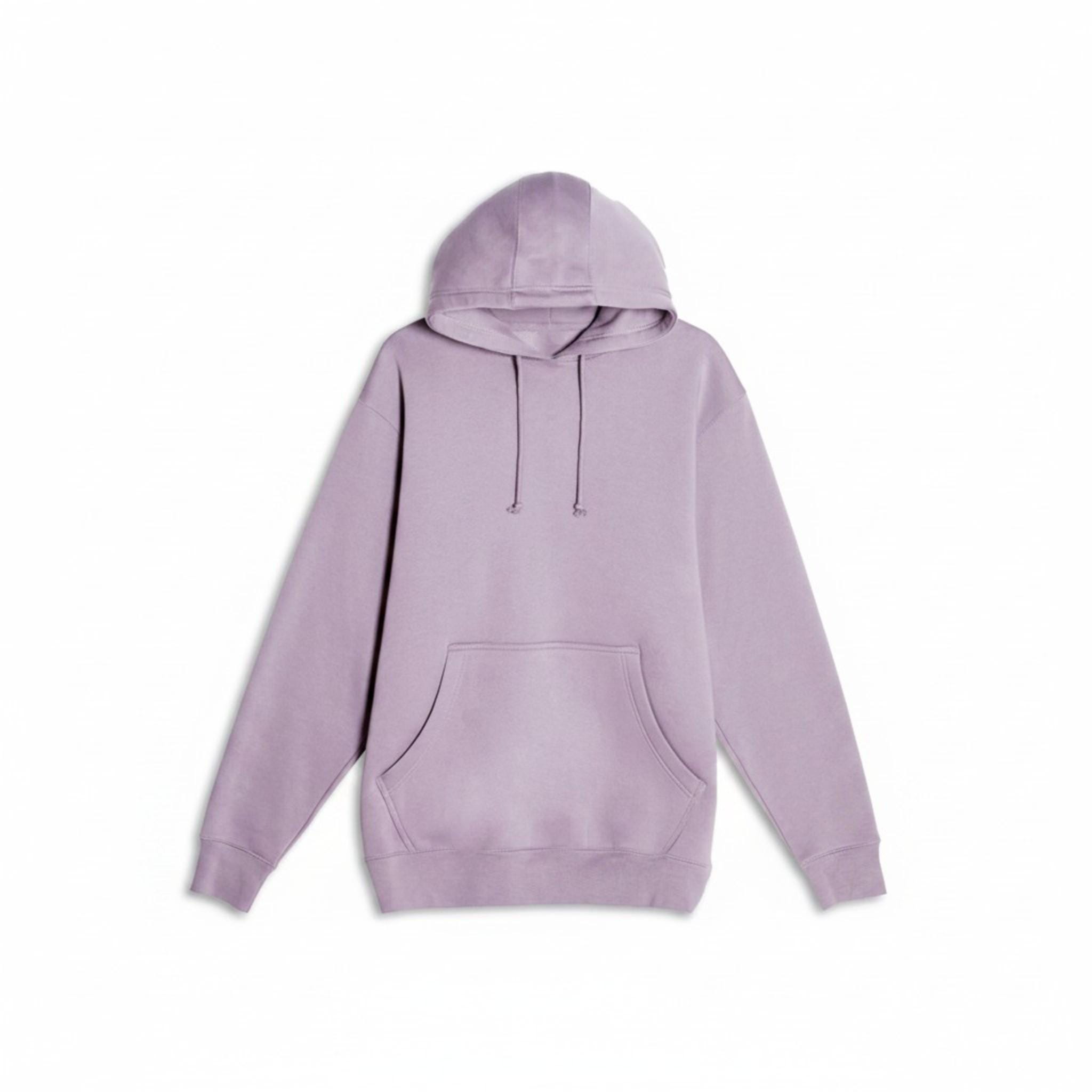 Heavyweight Dusty Purple Hoodie, Oversized Lavender Hoodie, Pastel 