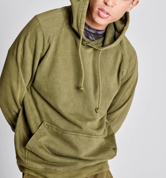 Sun Faded Custom Acid Wash Hoodies High Gsm Stone Washed Sweatshirt Men - View #3