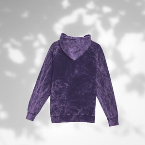 Vintage Acid Wash Cloud Purple Raglan Hoodie, Hoodies for Women, Mineral Wash Pullover Hoodie, Tie Dye, DIY, Gift for Him, Birthday Gifts image 8